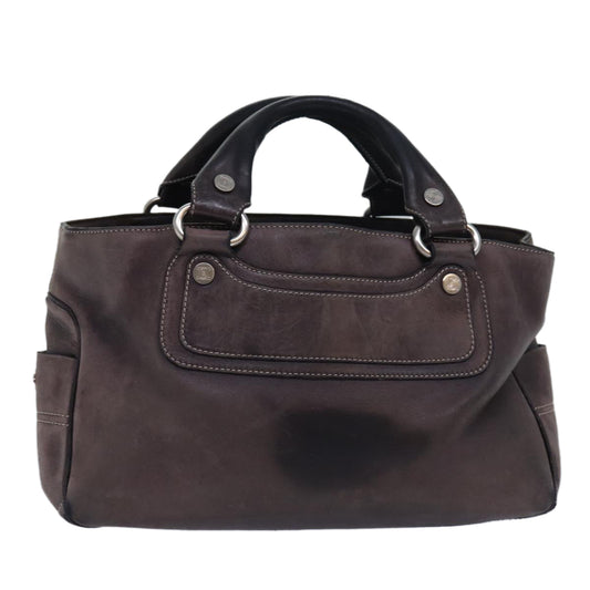 Luxury CELINE Boogie bag Hand Bag Leather Brown  15627