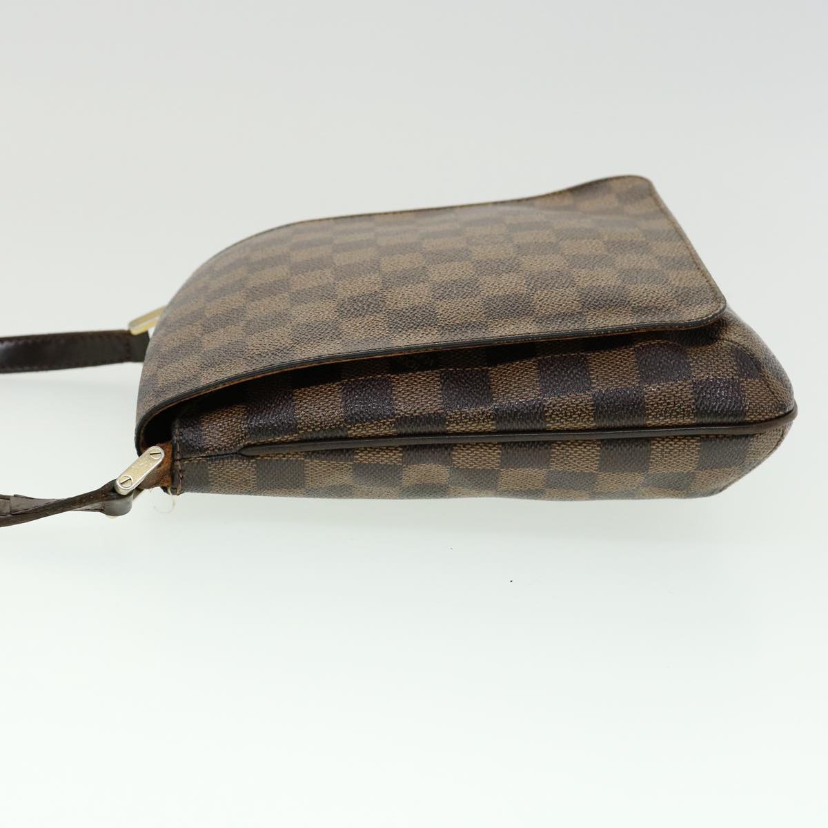 LOUIS VUITTON Damier Ebene M tte Salsa Shoulder Bag N51300 LV Auth bs1617