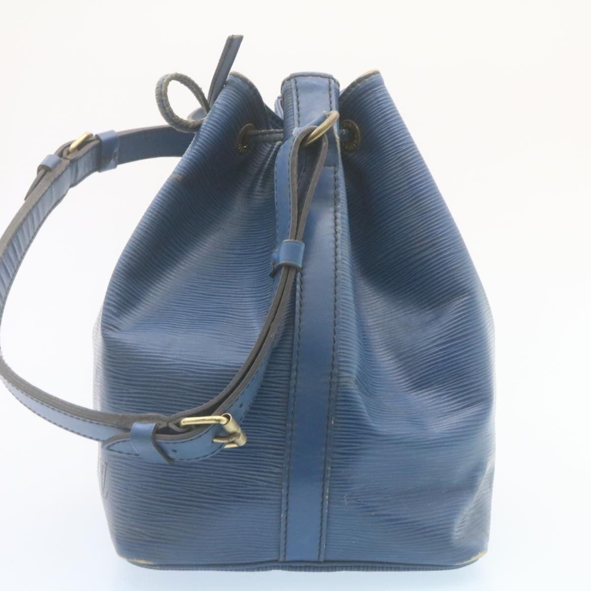 LOUIS VUITTON Epi Petit Noe Shoulder Bag Blue M44105 LV  bs546