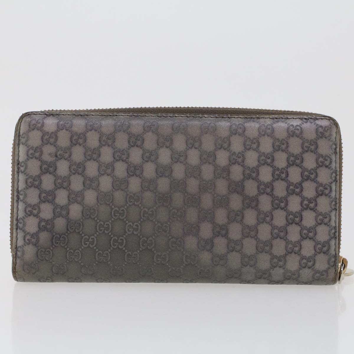 Gucci GG Canvas Long Wallet Leather 3Set Brown Beige Silver  bs6283