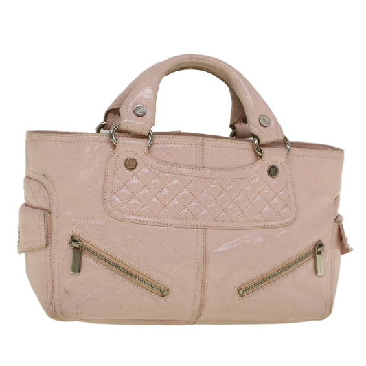 Luxury CELINE Hand Bag Leather Pink  9529