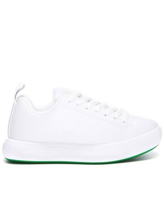 Luxury Bottega Veneta Leather Low Top Sneakers White