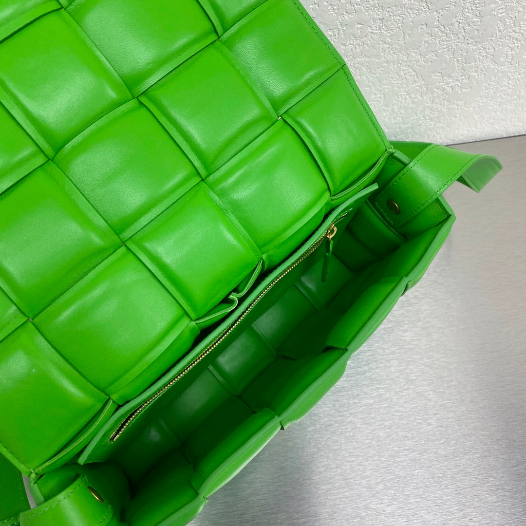 Top Quality Padded Cassette Green, For Women, Women’s Bags 10.2in/26cm 591970VCQR13724