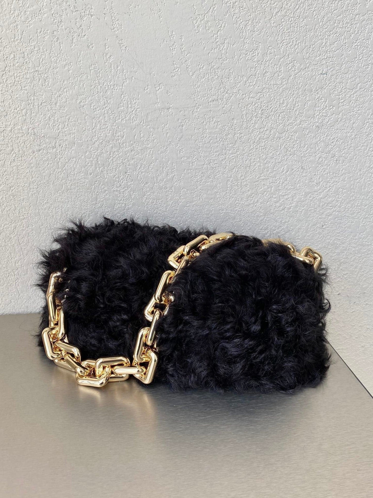 Top Quality Chain Pouch Black, For Women, Bags 12.2in/31cm 620230V13L02132