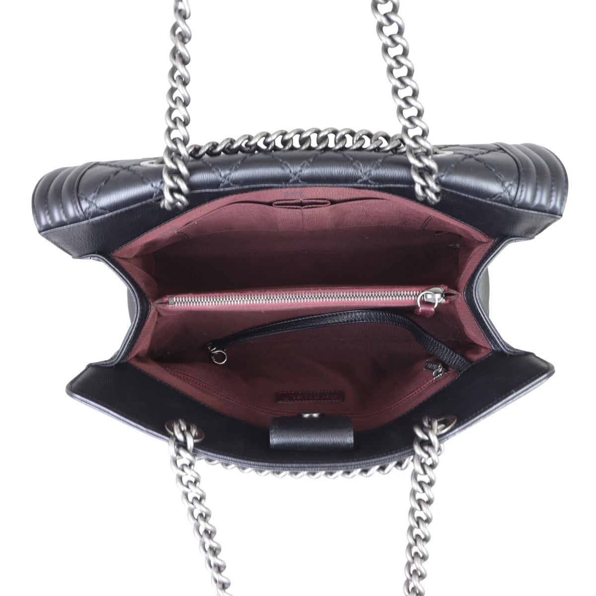 Chanel Boy Double Stitch Large Shopping Tote