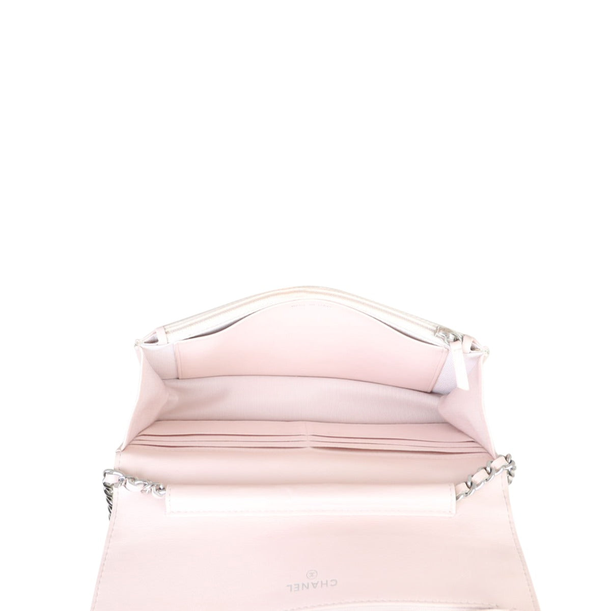 Chanel Classic Wallet on Chain Patent | Shell Pink