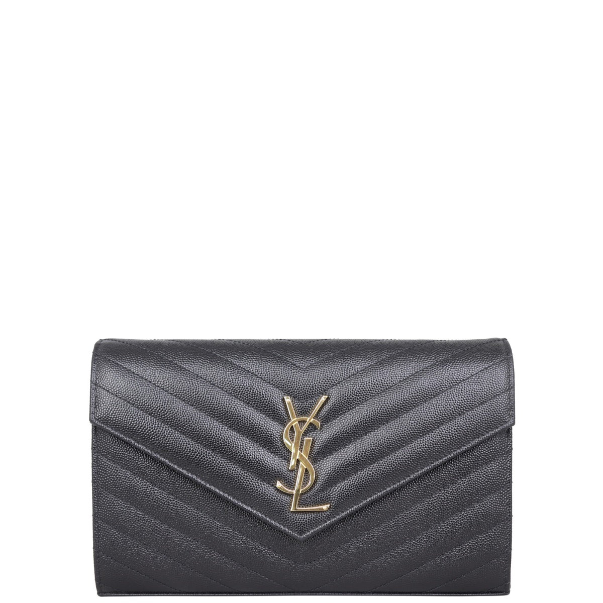 Saint Laurent Monogram Envelope Chain Wallet