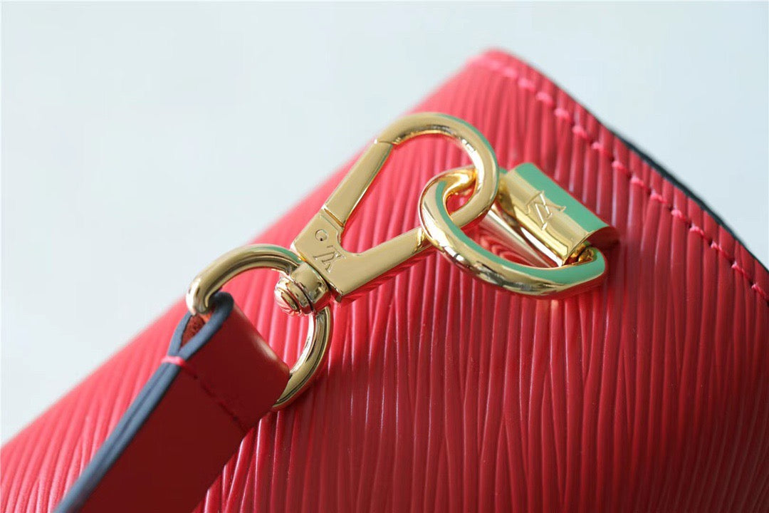 Top Quality Twist MM Bag Epi Red/ Pink For Women,  Shoulder and Cross Body Bags 9.1in/23cm Top Quality