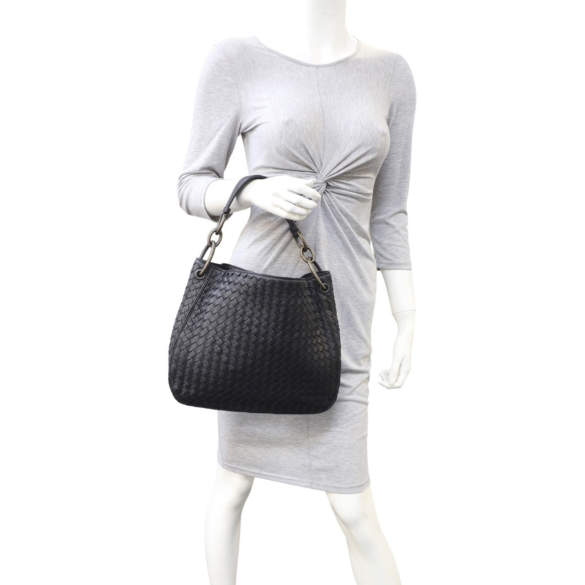 Bottega Veneta Intrecciato Loop Hobo