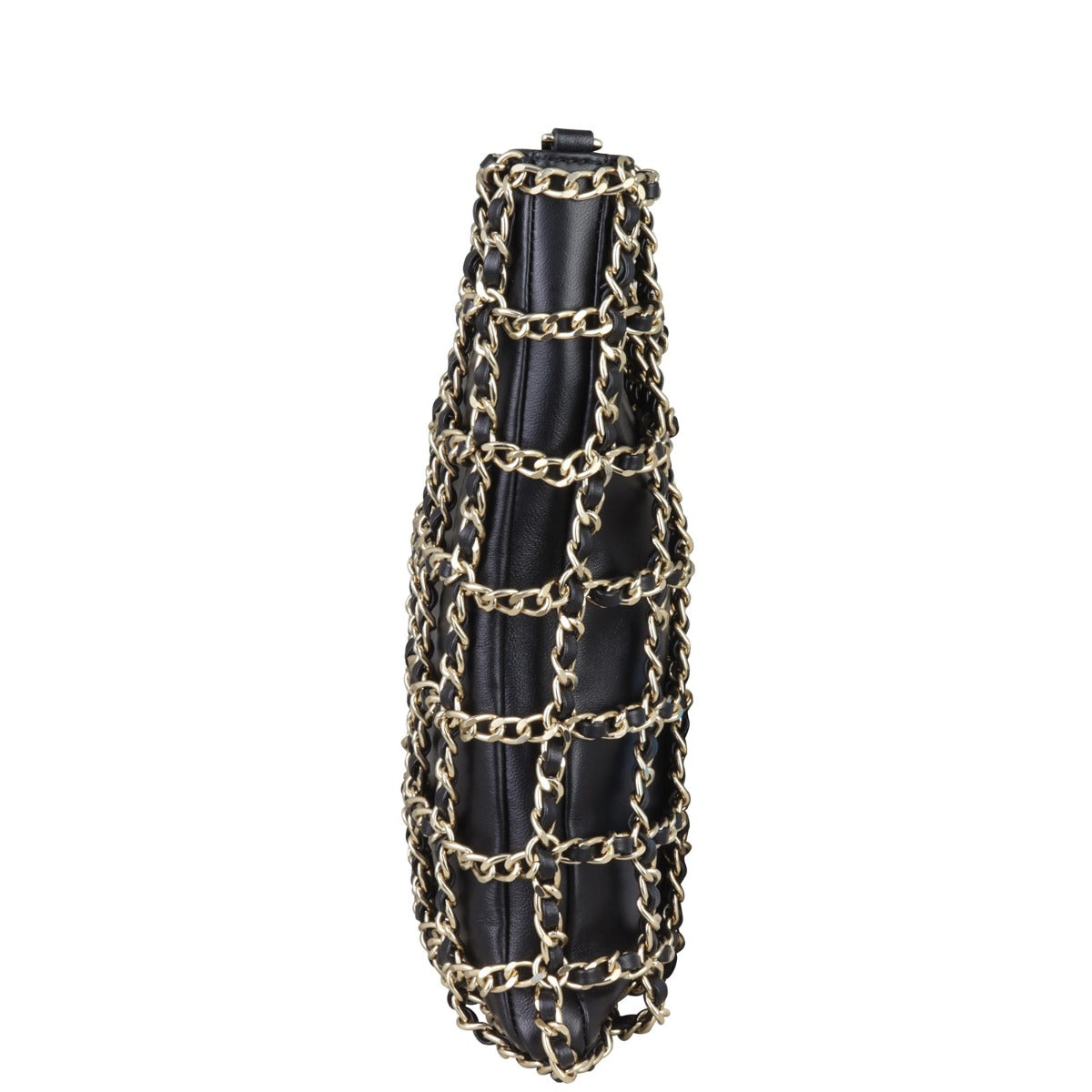 Chanel Lambskin Chain Net Shoulder Bag