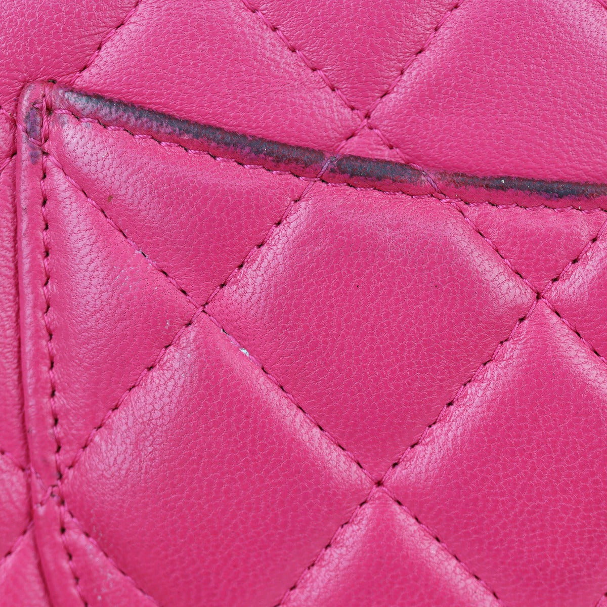 Chanel Classic Wallet on Chain | Hot Pink