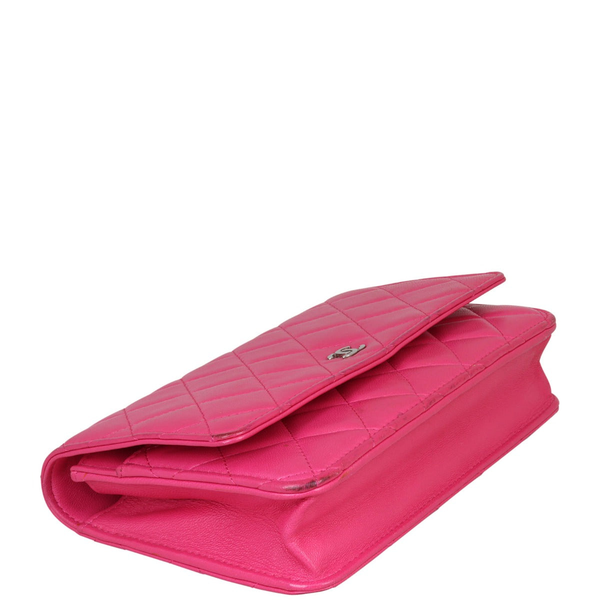 Chanel Classic Wallet on Chain | Hot Pink