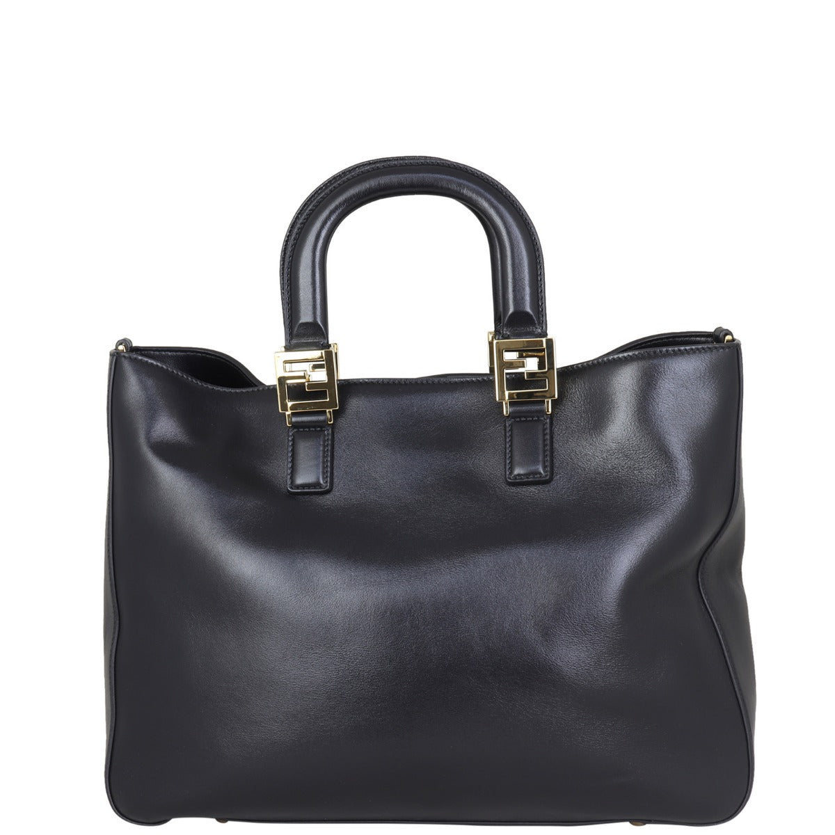 Fendi FF Leather Tote