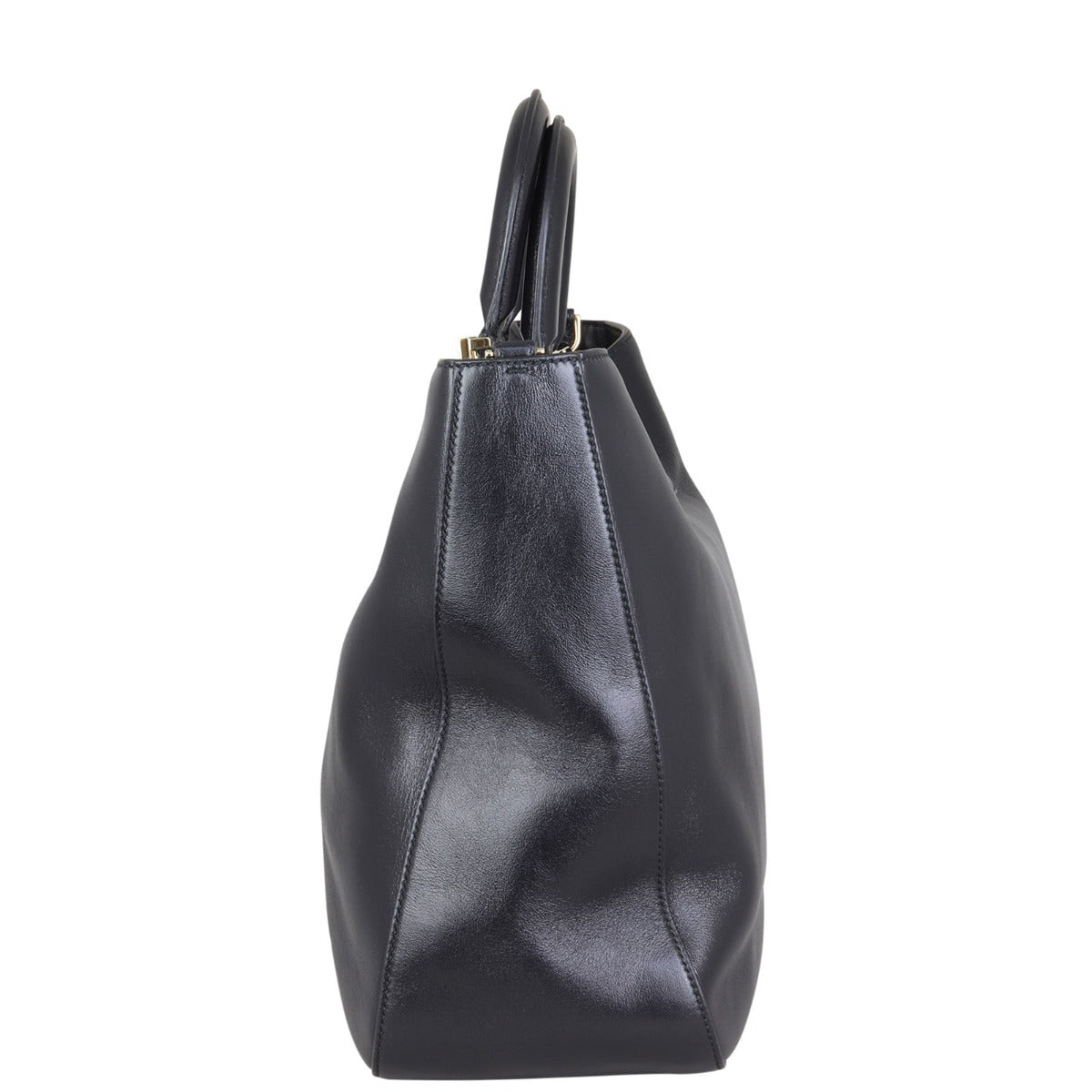 Fendi FF Leather Tote