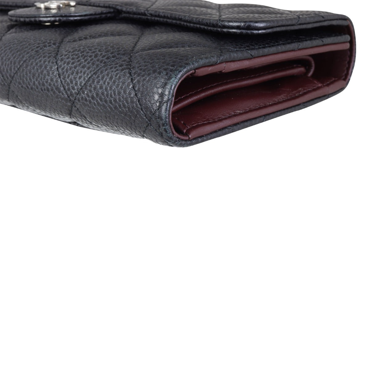 Chanel Classic Flap Long Wallet | Silver Tone Hardware