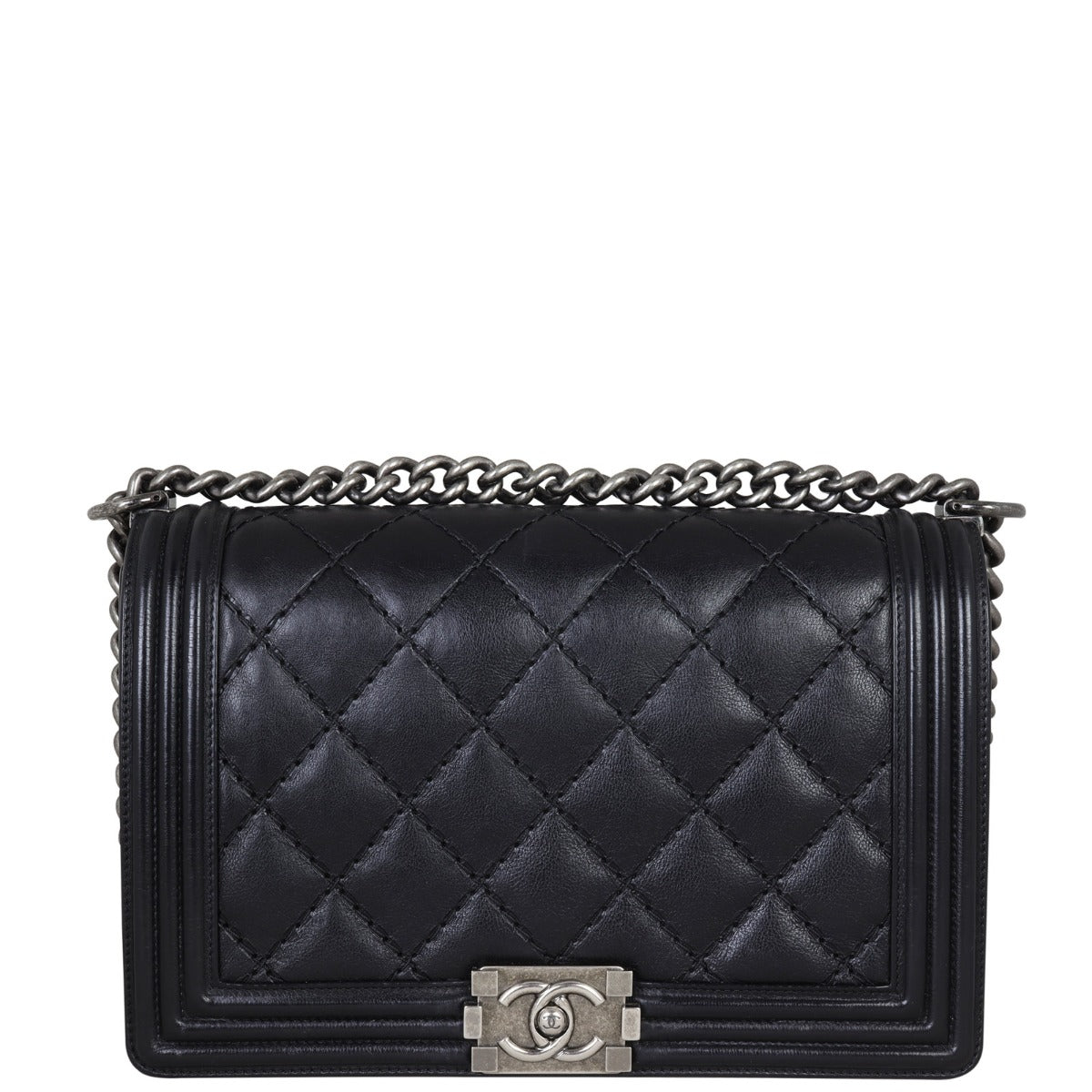Chanel Boy Double Stitch New Medium