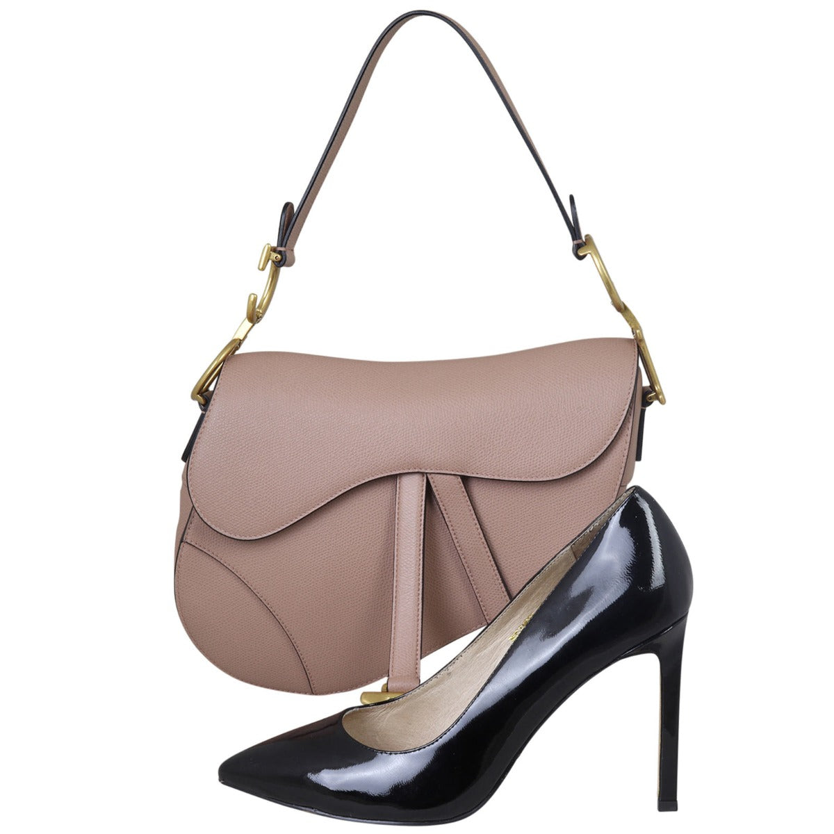 Dior Saddle Bag with Embroidered Strap