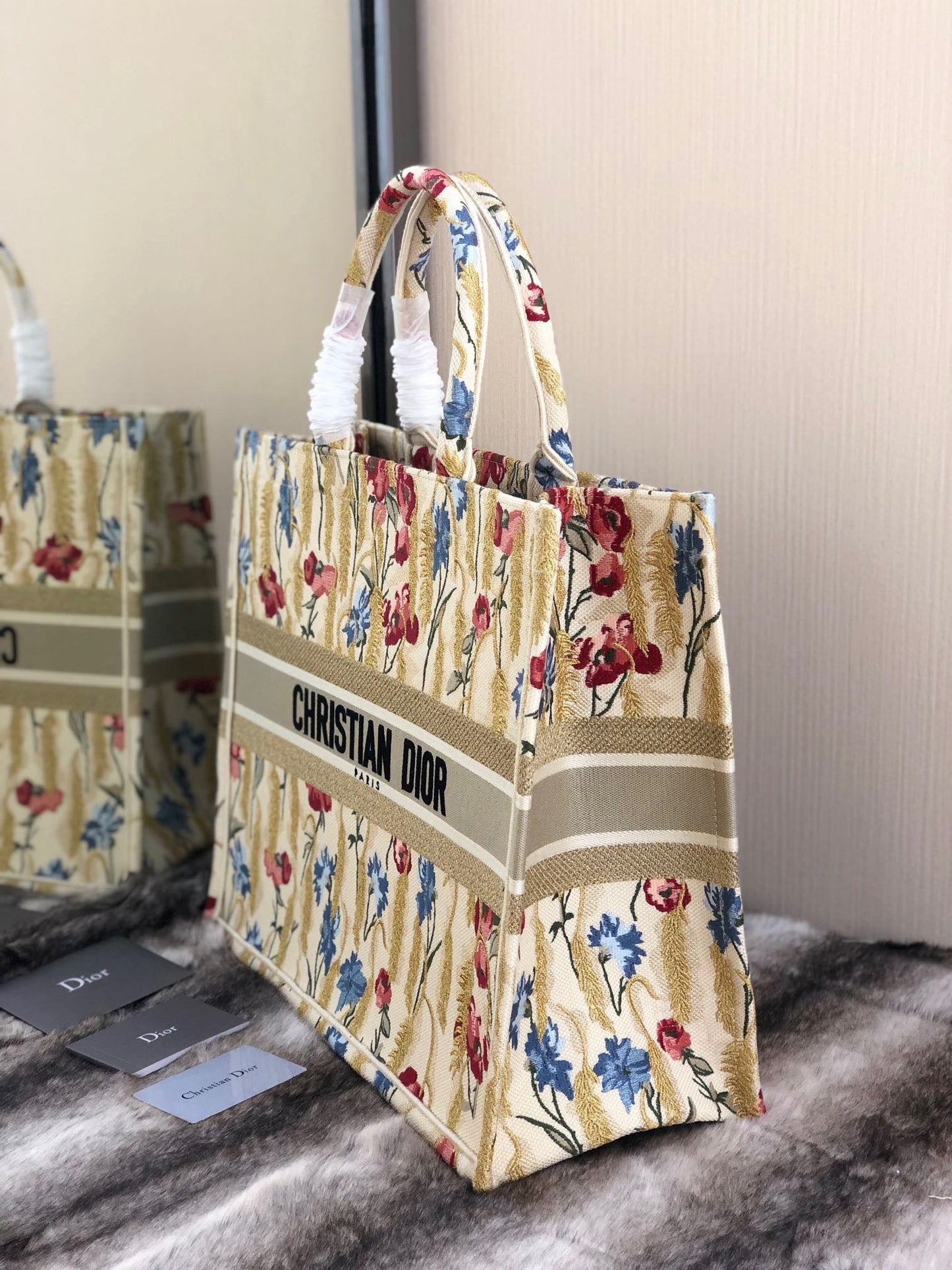 Top Quality Large Book Tote White Multicolor, For Women, Womens Handbags 16.5in/42cm CD
