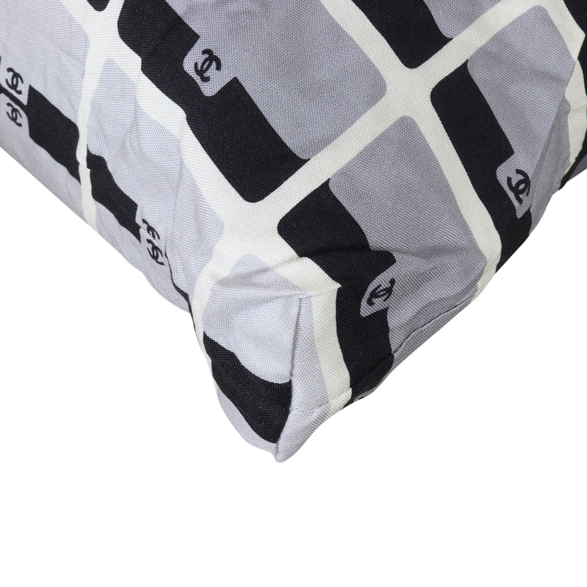 Chanel Fabric Tote with Chain Pouch