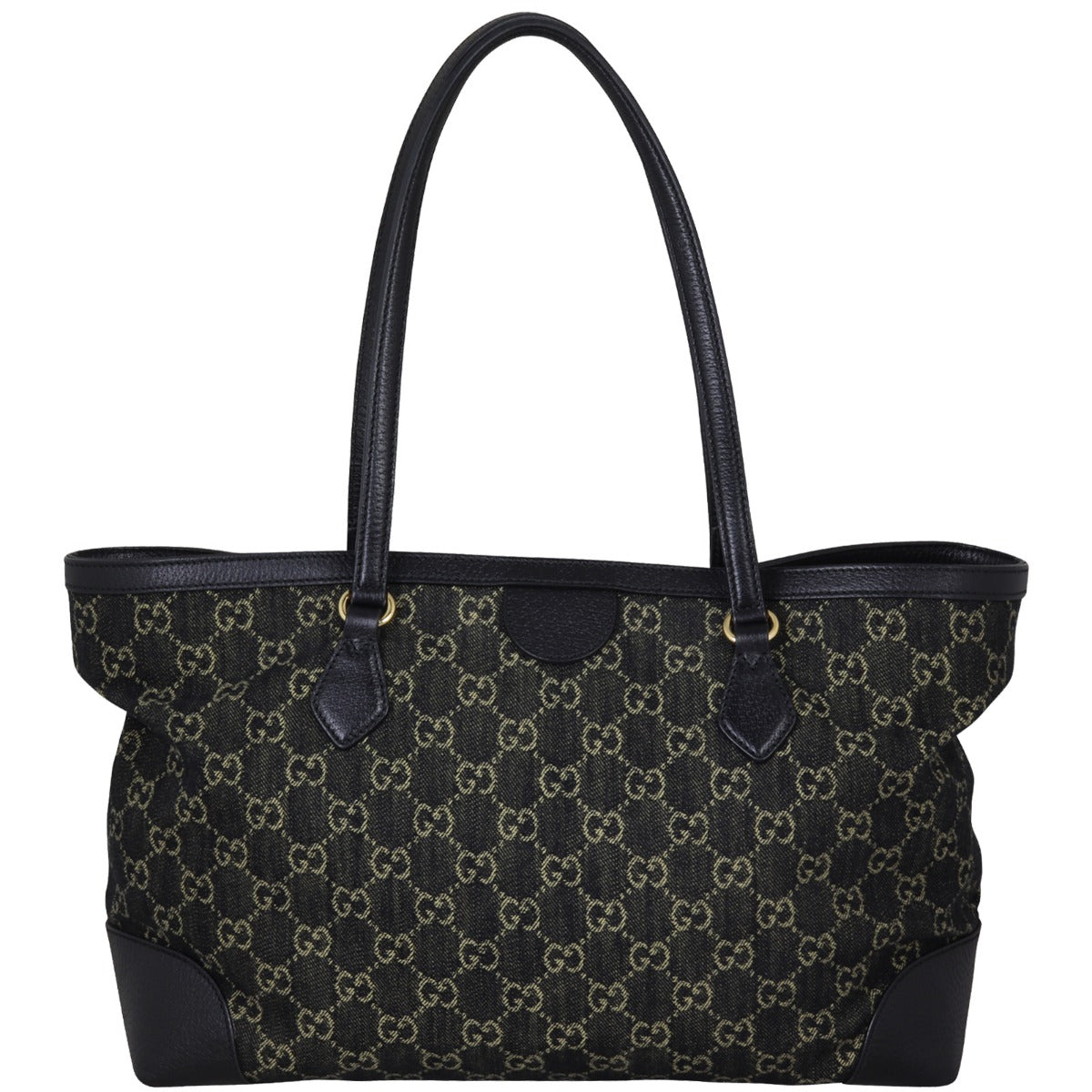 Gucci GG Denim Ophidia Tote Small