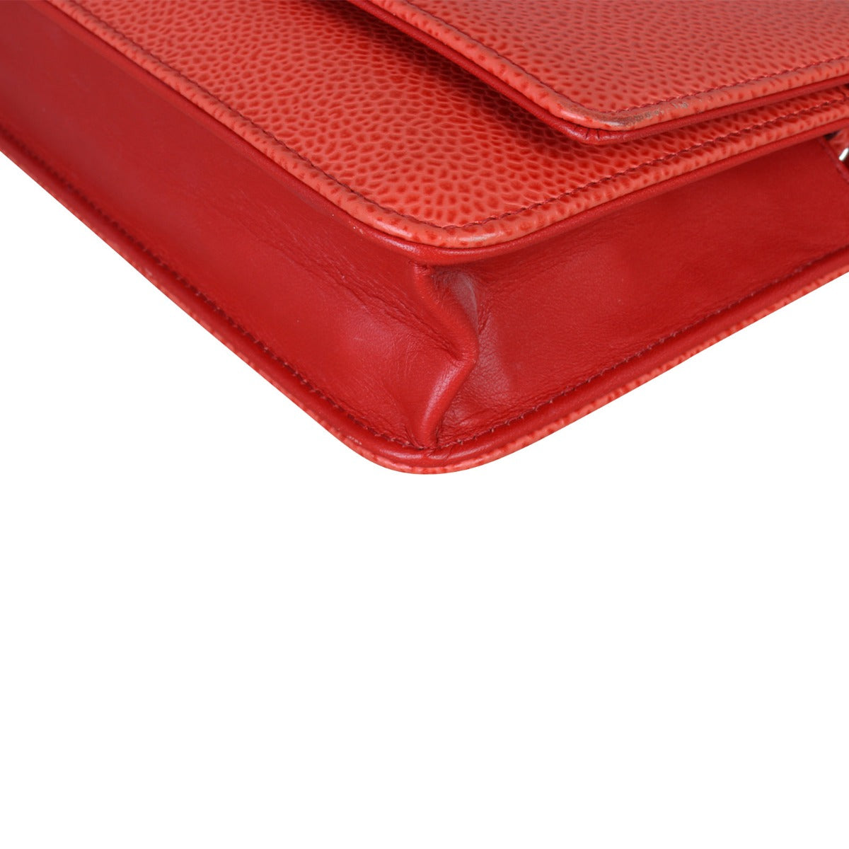Chanel Timeless Wallet on Chain | Coral