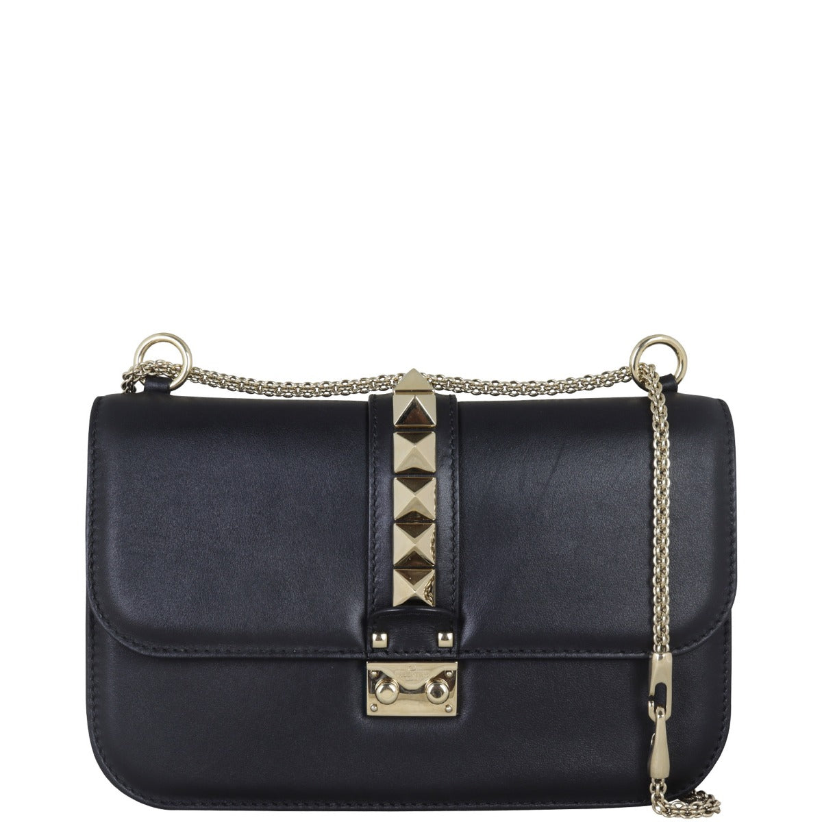 Valentino Glam Lock Medium Shoulder Bag