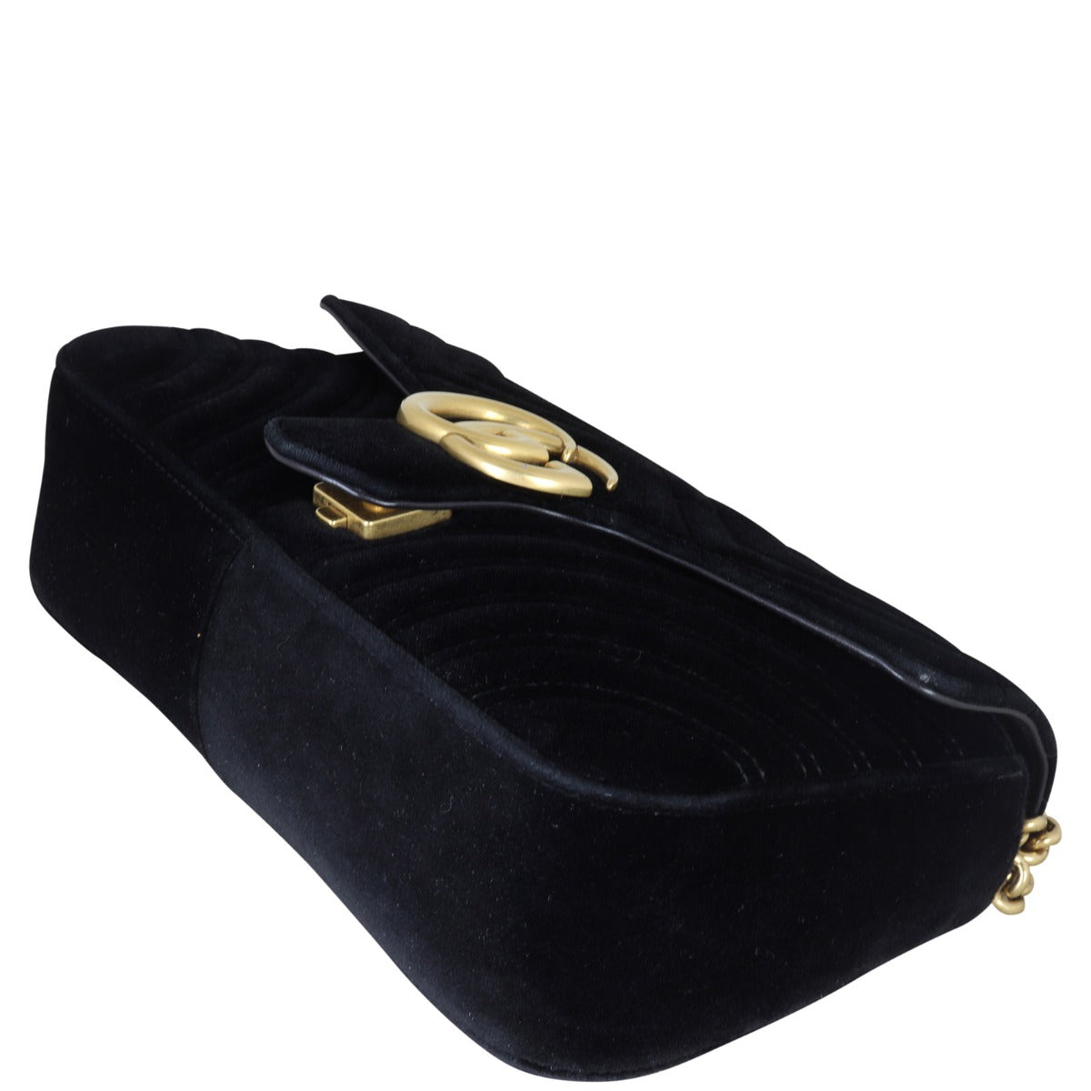 Gucci GG Marmont Small Velvet Shoulder Bag