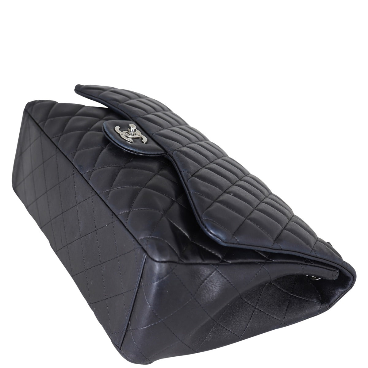Chanel Classic Single Flap Maxi | Black Lambskin