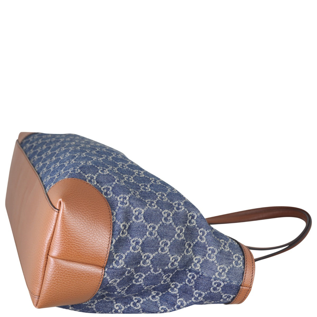 Gucci GG Denim Ophidia Tote Medium