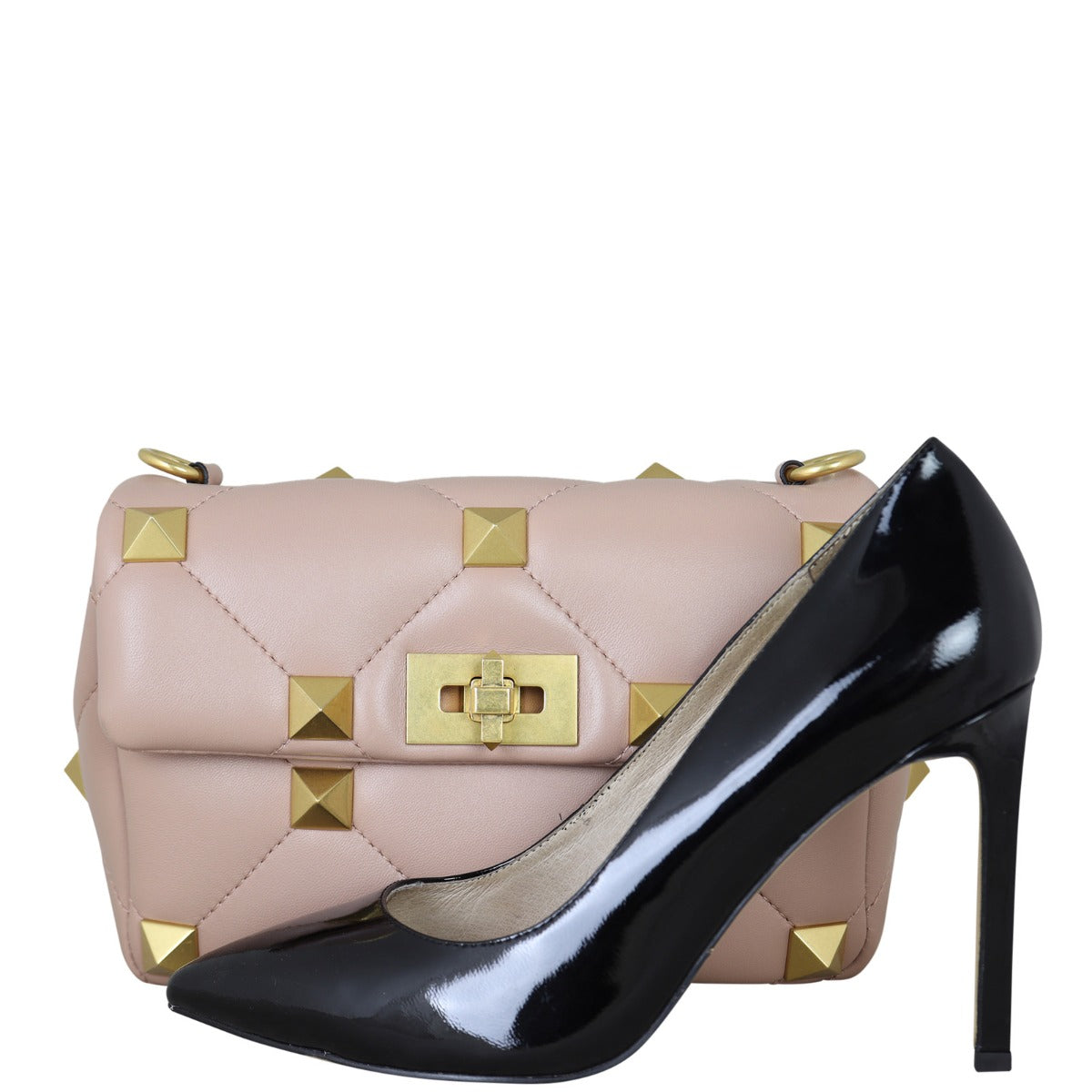 Valentino Roman Stud Shoulder Bag Medium