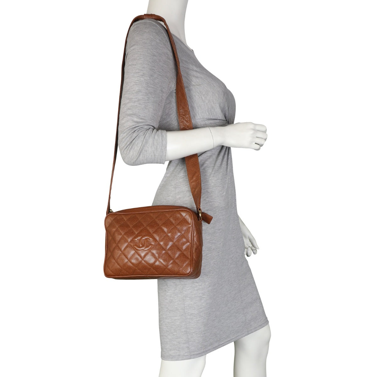 Chanel CC Quilted Camera Bag