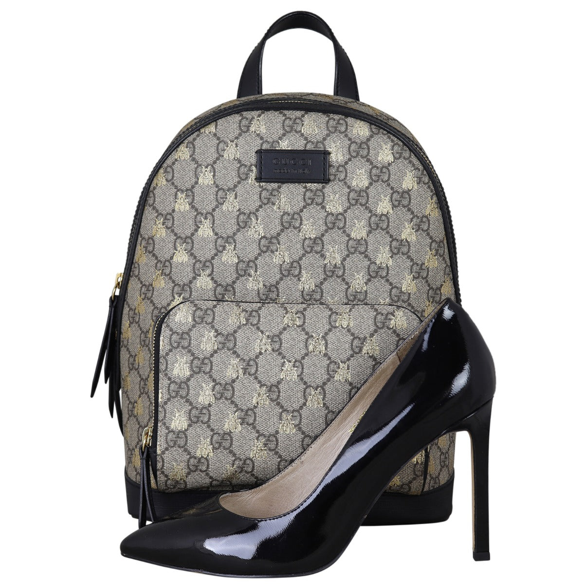 Gucci GG Supreme Bees Backpack