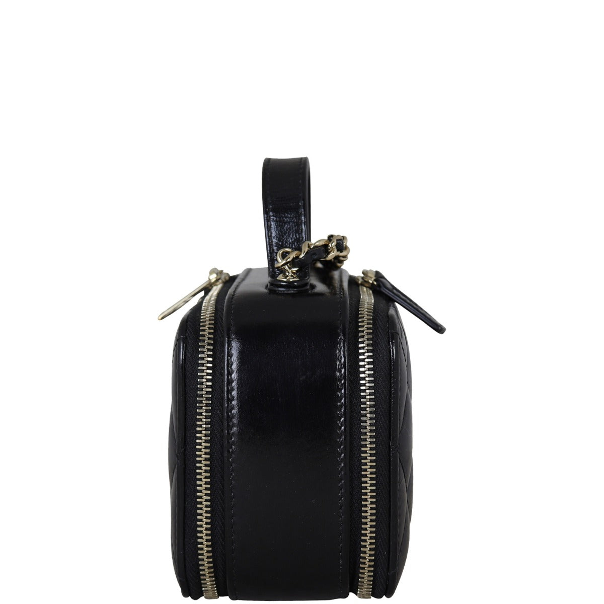 Chanel Vanity Case Chain Bag Mini Patent