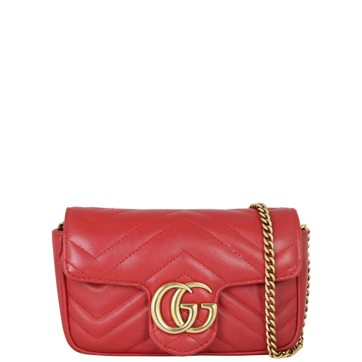 Gucci GG Marmont Matelasse Super Mini Shoulder Bag