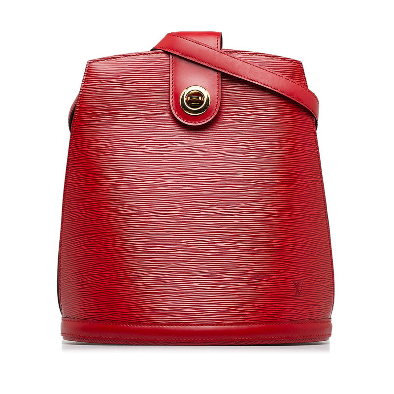 Louis Vuitton Epi Clooney Shoulder Bag M52257 Castilian Red Leather  Louis Vuitton