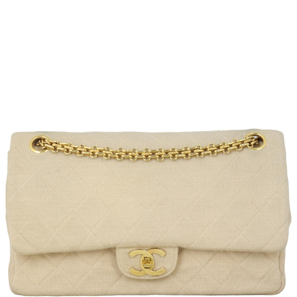 Chanel Classic Double Flap Jersey Medium