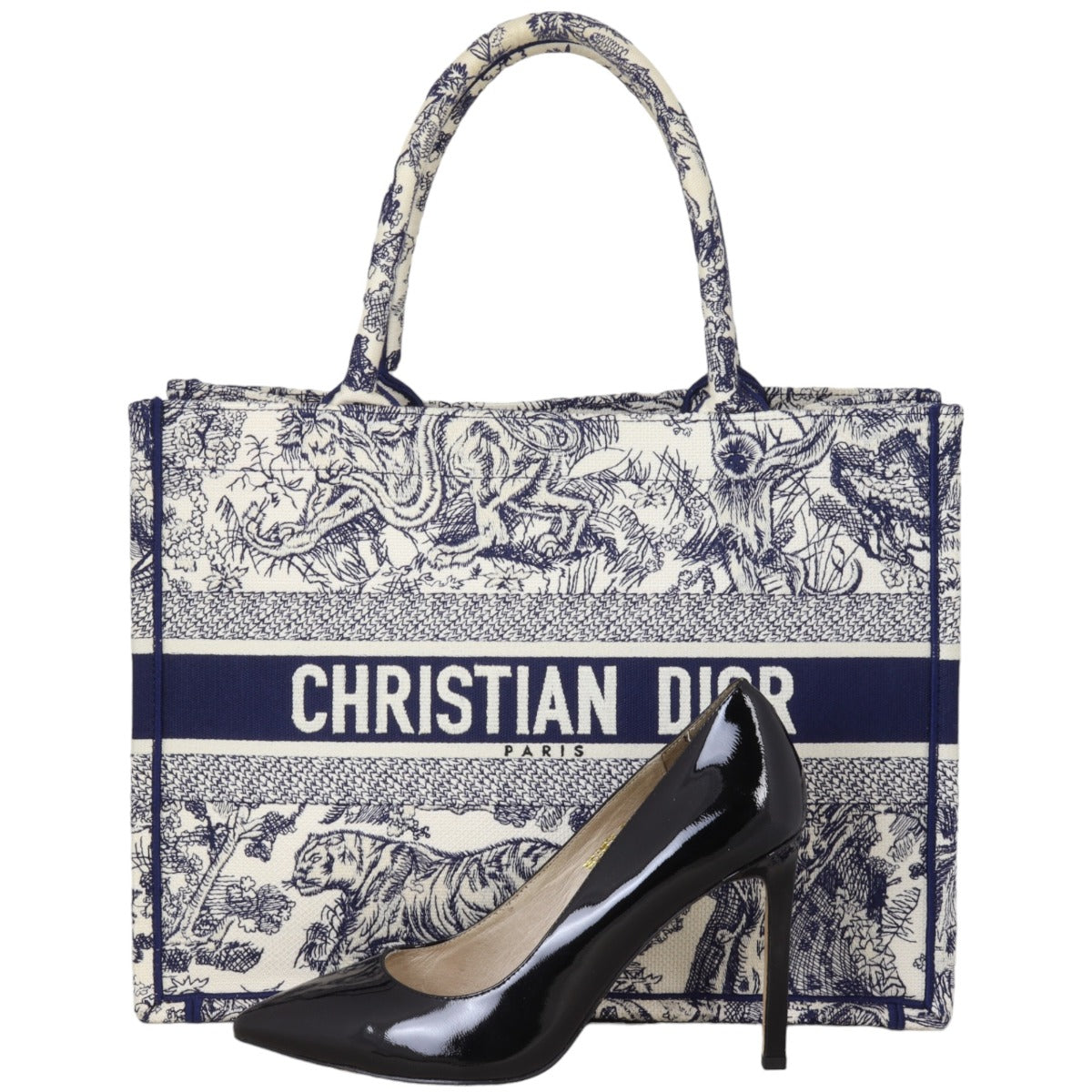 Dior Book Tote Medium Toile de Jouy Reverse