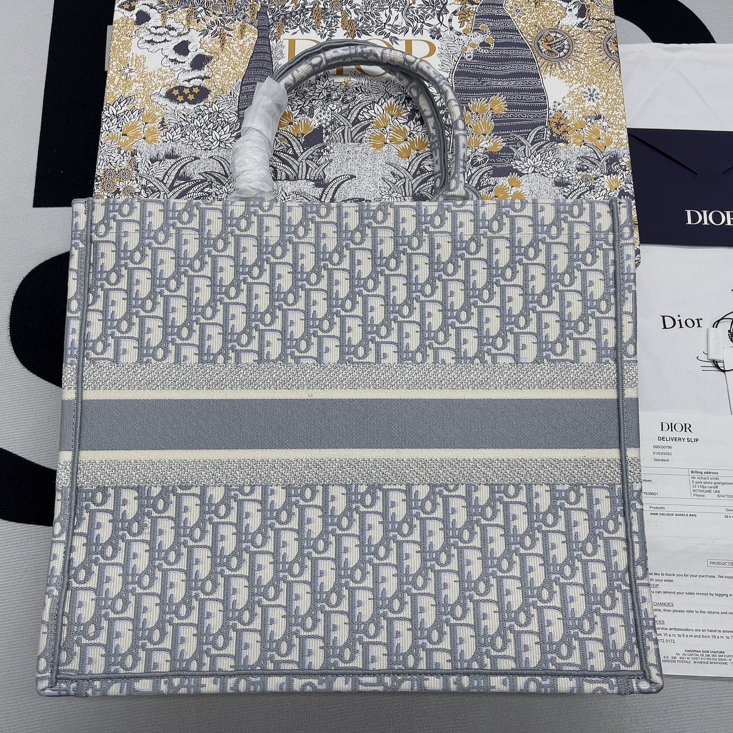 Top Quality Large Book Tote Gray, For Women, Womens Handbags 16.5in/42cm CD M1286ZRIW_M932