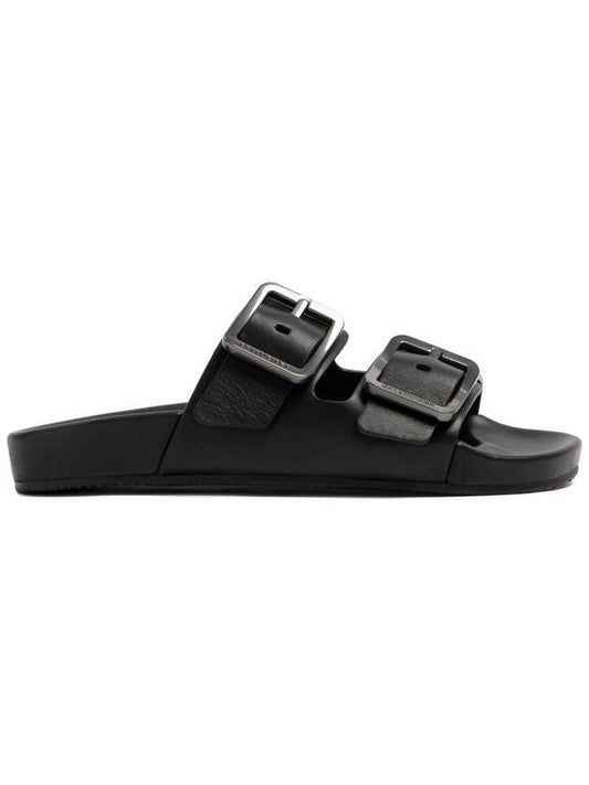 Luxury Balenciaga Trending 2025 Mallorca Strap Slippers Black
