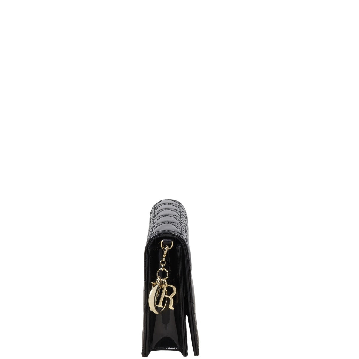 Dior Lady Dior Patent Cannage Pouch