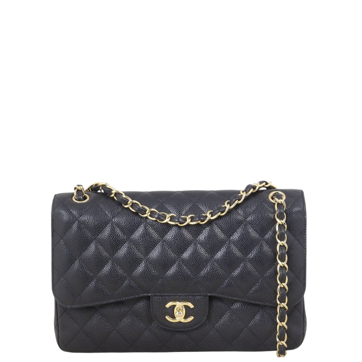 Chanel Classic Double Flap Jumbo Caviar