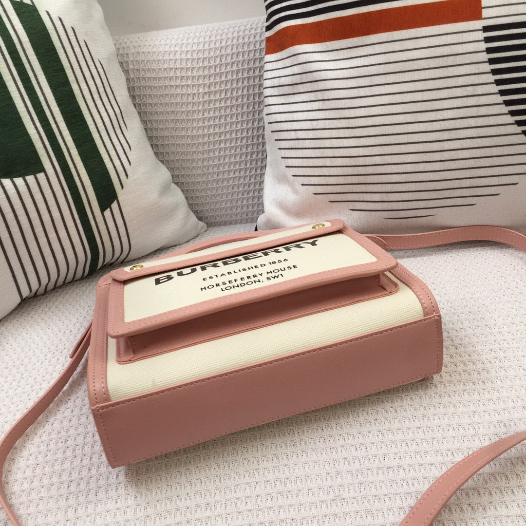 Top Quality Mini Two-tone Canvas And Pocket Bag PiNike For Women, Bags 10.4in/26.5cm