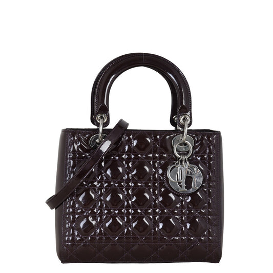Dior Lady Dior Medium Patent