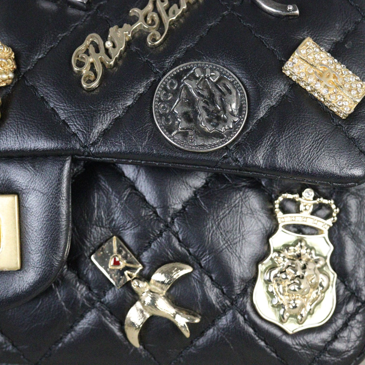 Chanel 2.55 Reissue 224 Single Flap Bag Lucky Charms