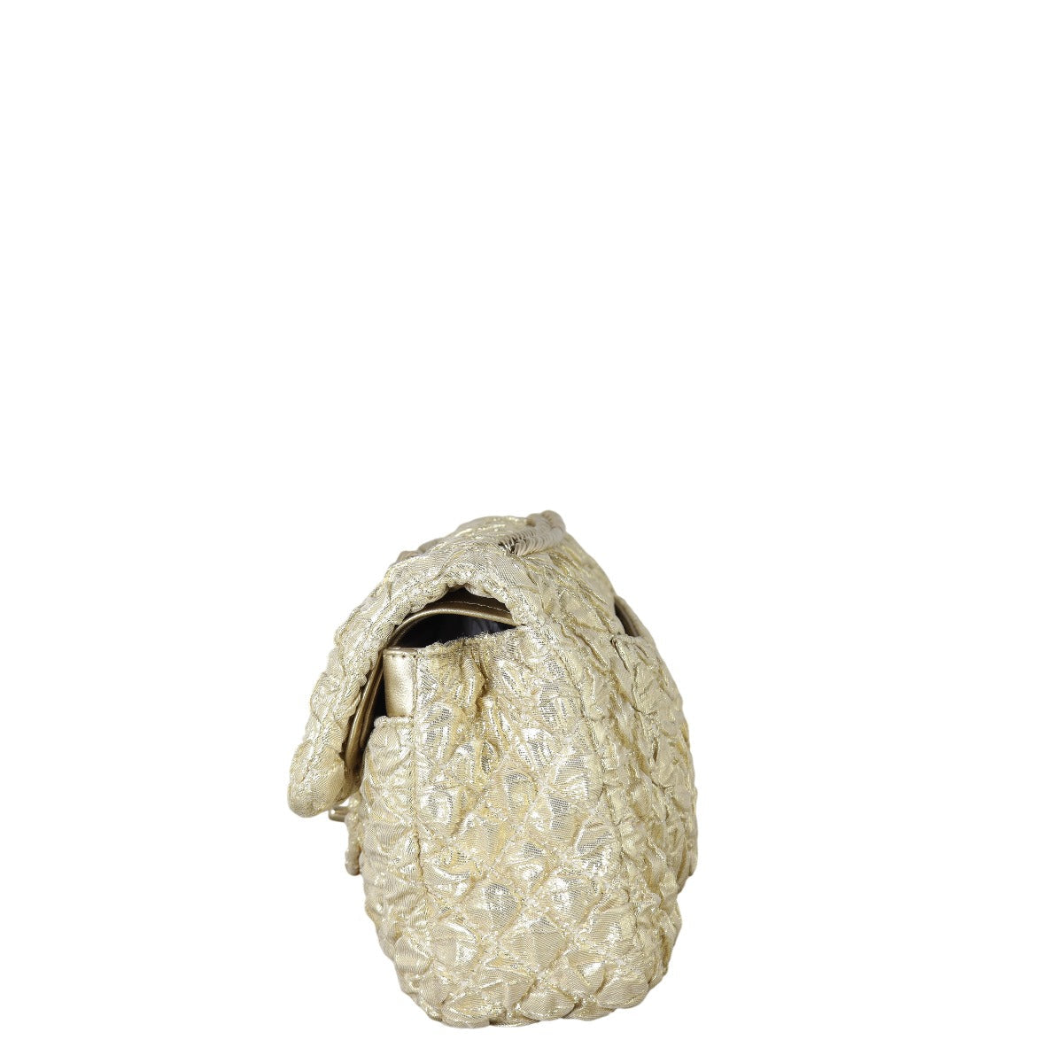 Chanel Classic Double Flap Small Metallic Bubble