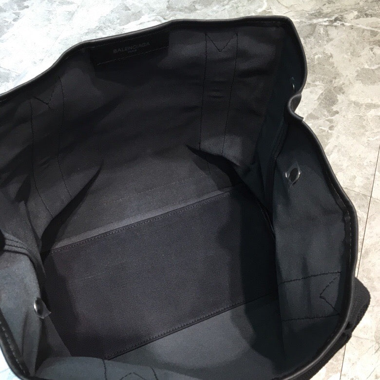 Top Quality Navy MeTop Qualityum Cabas Tote Bag In Black, For Women,  Bags 14.1in/36cm