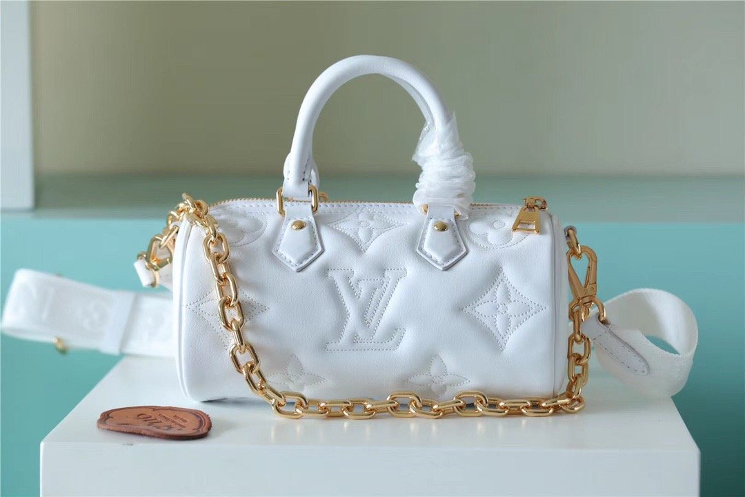 Top Quality Papillon BB Bag Classic Monogram For Women 20cm White Top Quality M59827