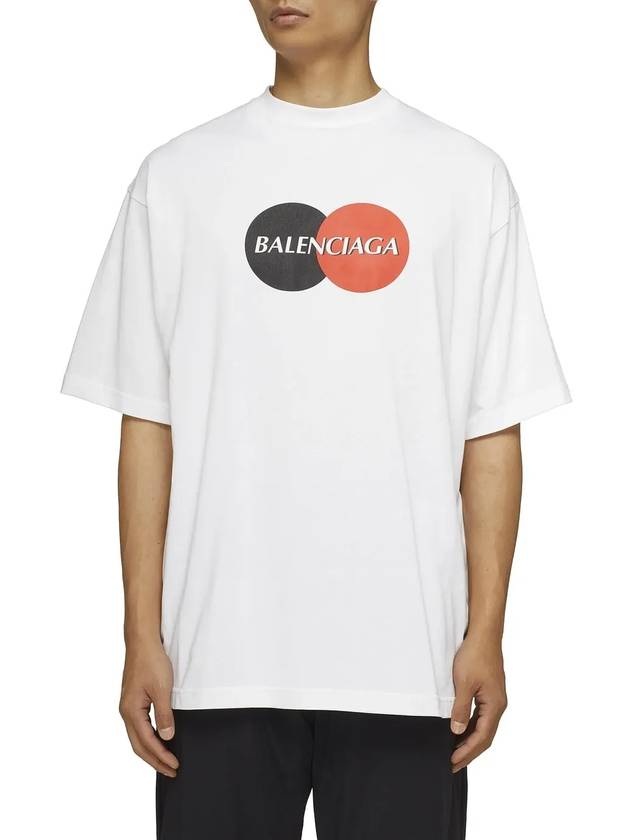 Luxury Balenciaga Trending 2025 Uniform Logo Short Sleeve T-shirt White