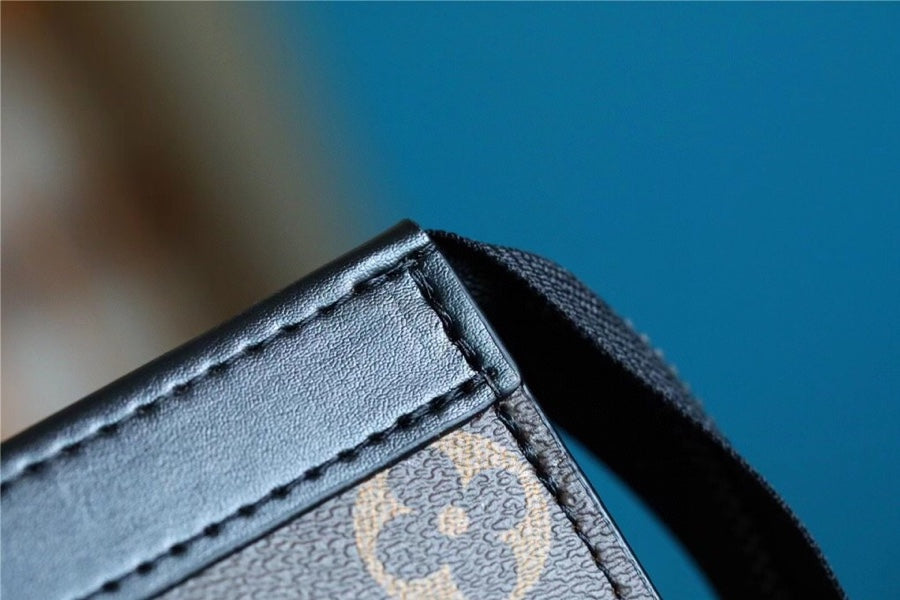 Top Quality Pochette Voyage MM Top Quality Rubber Monogram Canvas Brown For Men, Travel Accessories 27cm Top Quality M80792