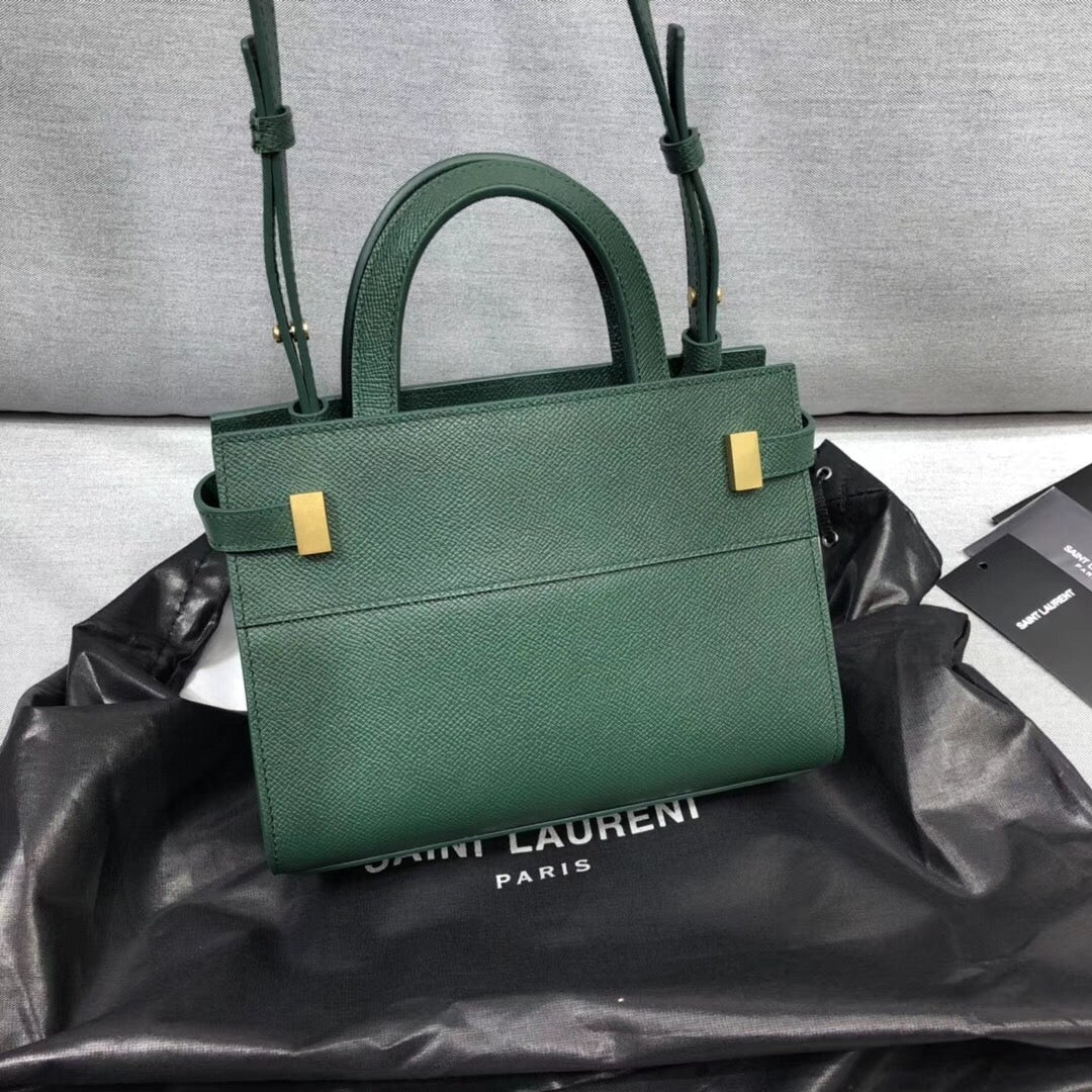 YSSL Manhattan Nano Shopping Bag In Box Green For Women 8in/21cm YSL